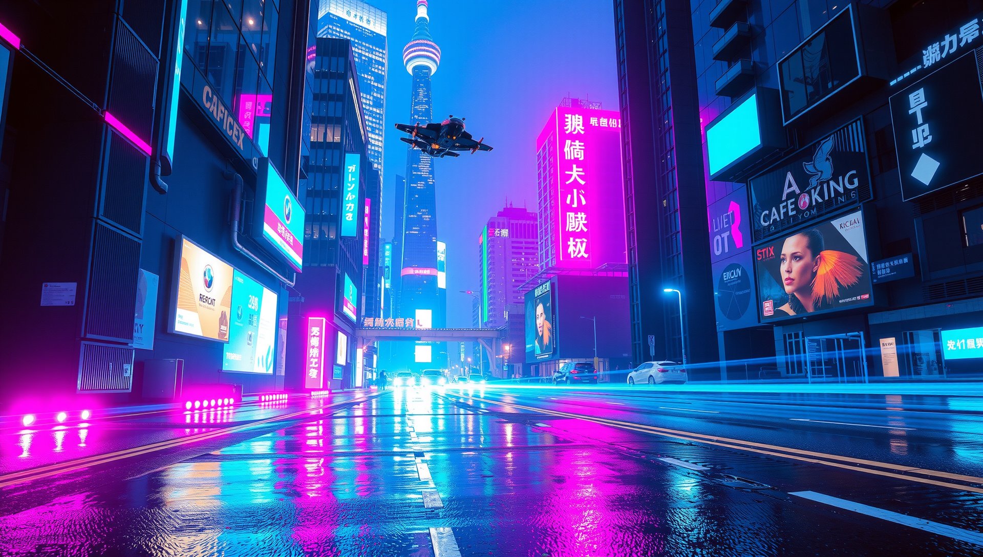 Futuristic gaming background
