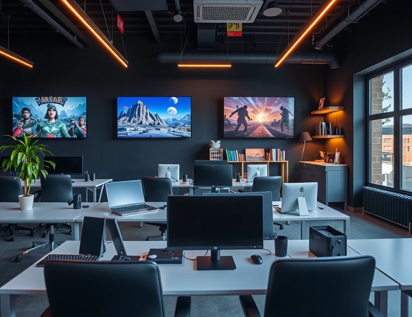 GameQubi studio environment